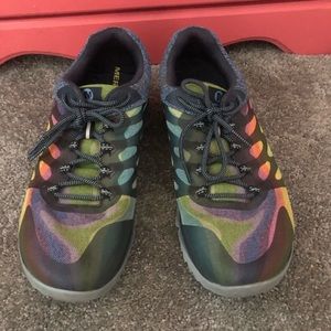 Colorful Merrell trail walking shoes